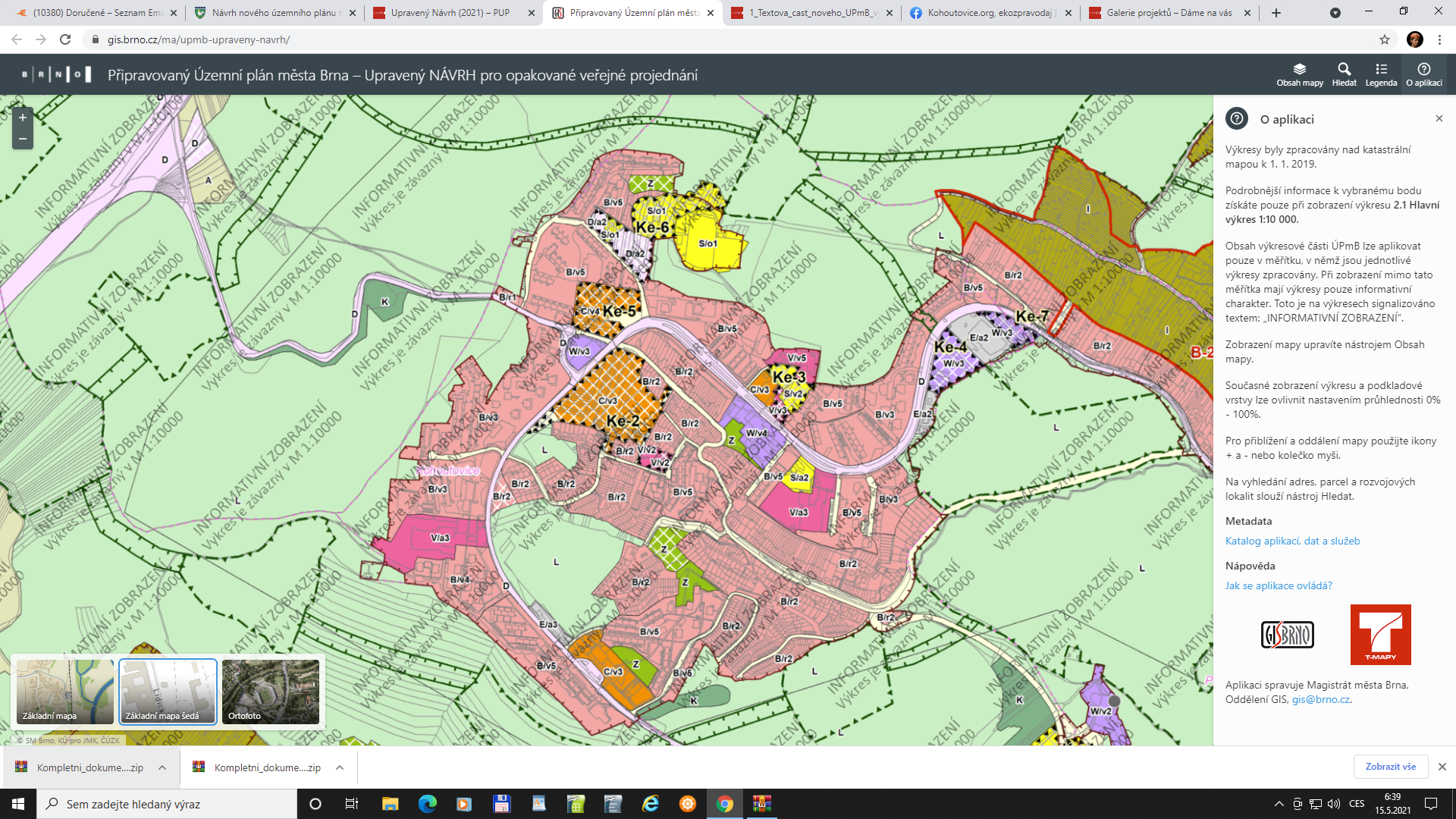 Územní plán Brno Kohoutovice návrh 5-2021